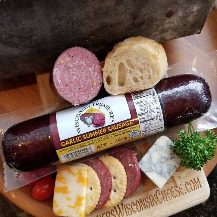 Gardner's Wisconsin Cheese and Sausage - Wholesale Sausage - Garlic Summer Sausage