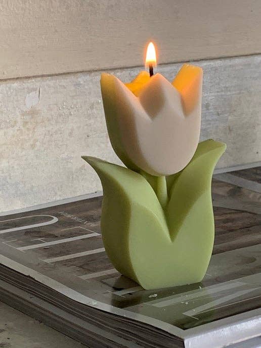 Eloise and Oliver – Großhandel Geschenkkerze – Tulpenkerze3