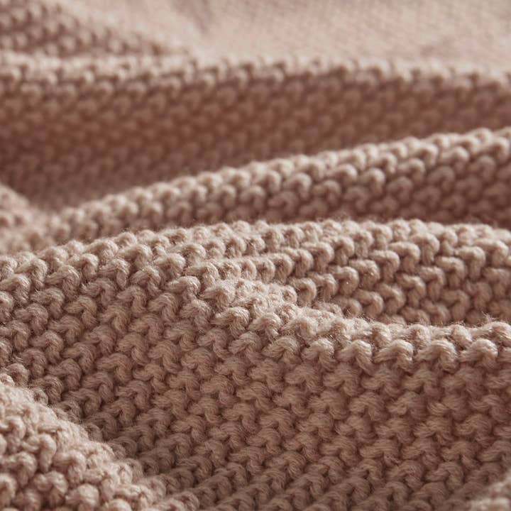Olliix - Wholesale Throw Blanket - Classic Acrylic Knit Throw 50x60", Soft Throw Blanket, Brown