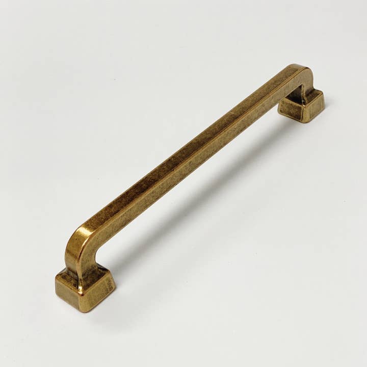 Industry Hardware - Wholesale Knob/Pull - Mission Drawer Pull "Capri" in Antique Brass - Brass Cabinet Hardware2