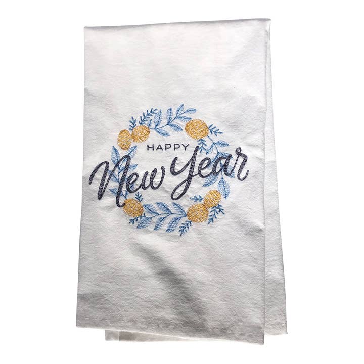 Towel - Happy New Years for wholesale by Vibrantly Blue