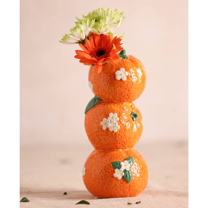 WIDDOP and Co. - Wholesale Vase - Hestia 21cm Triple Orange Vase