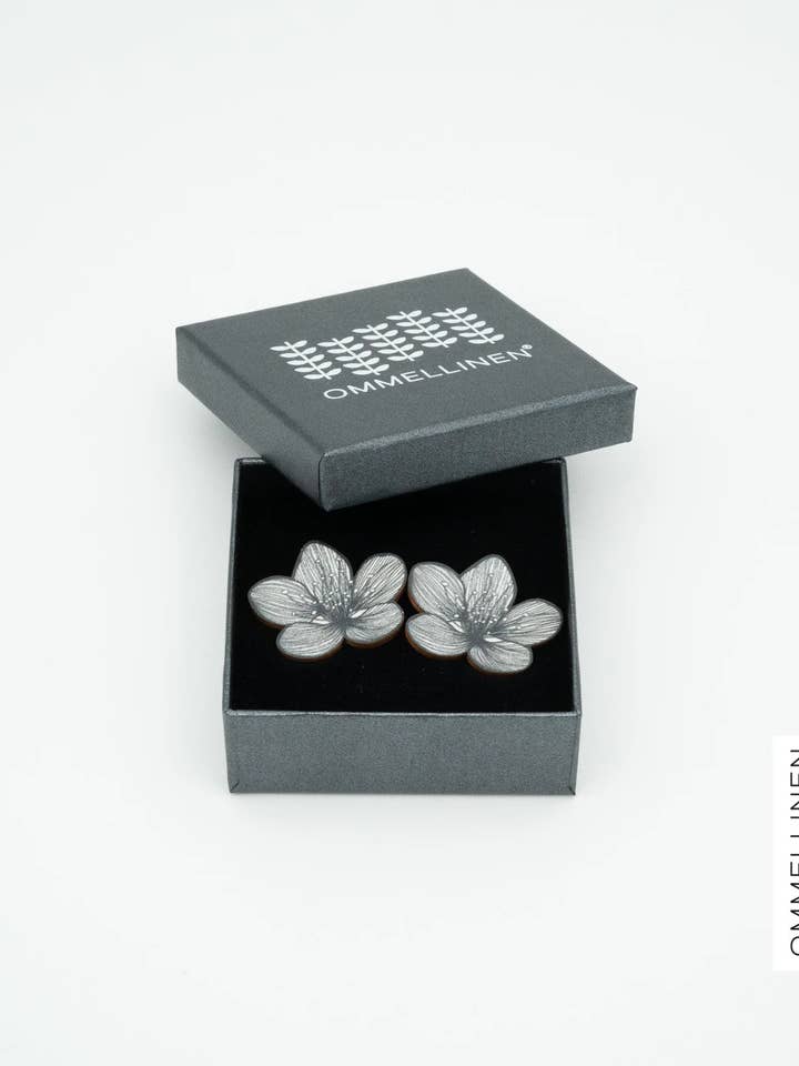 Pendientes, Daydream - blanco y negro para venta al por mayor de Ommellinen