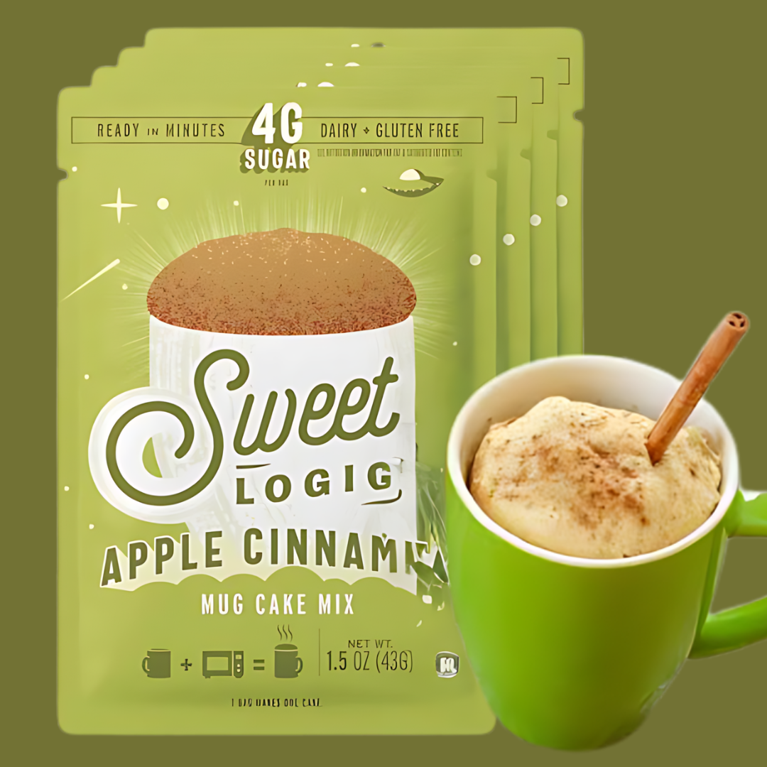 Sweet Logic – wholesale Muffin mix – Apple Cinnamon Quick Mug Muffin Mix - Low Carb (10-Pack)12
