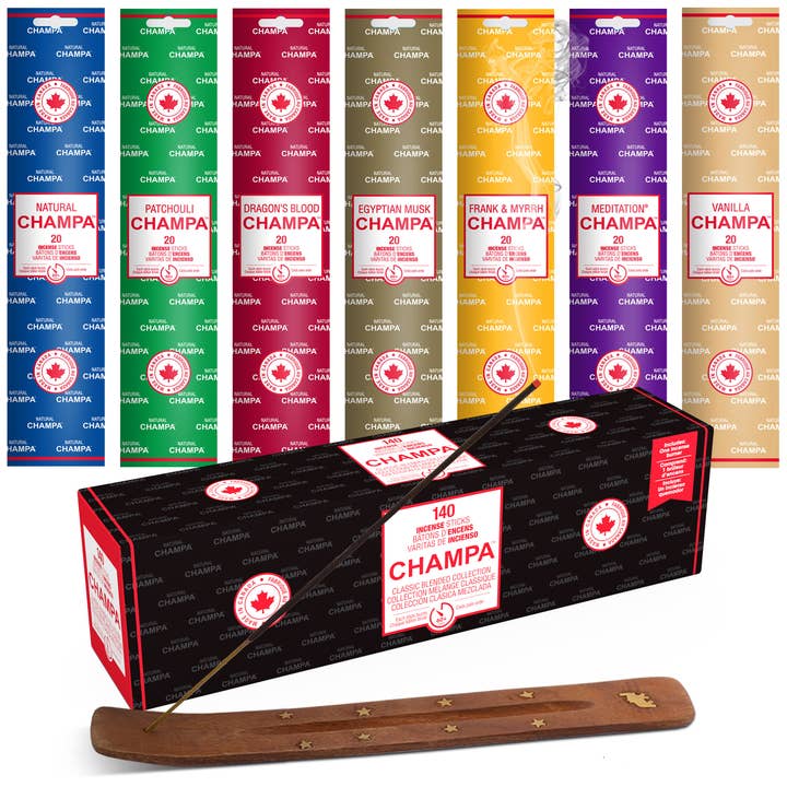 Set d'encens naturel Champa Exquise pour la vente par chakras incense