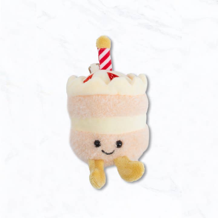 Suzie Q USA - Wholesale Keychain – Women's - Mini Birthday Cake Plush Keychain3