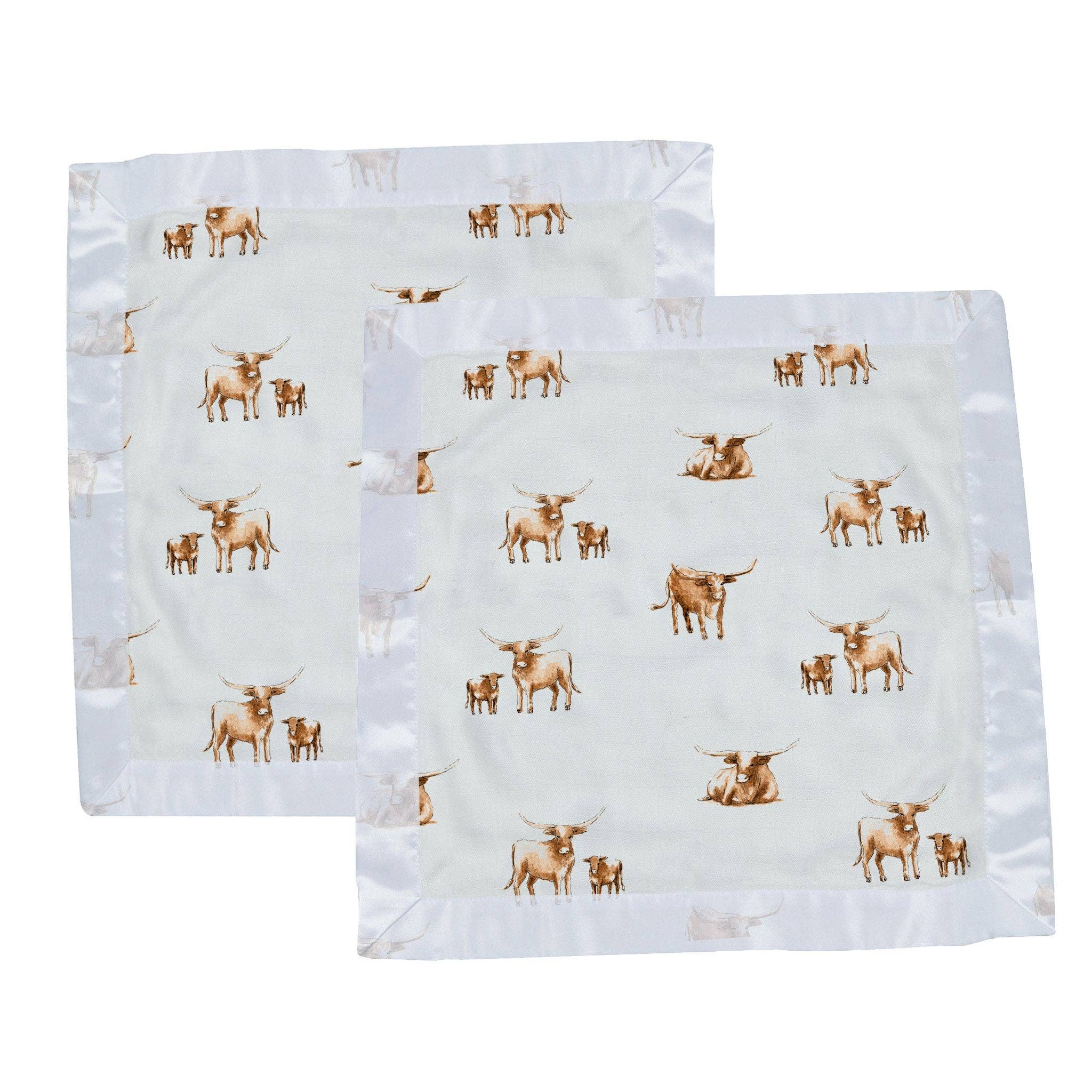 Newcastle Classics - Wholesale Security/Cuddle Blanket - Baby - Longhorn Newcastle Blankie2