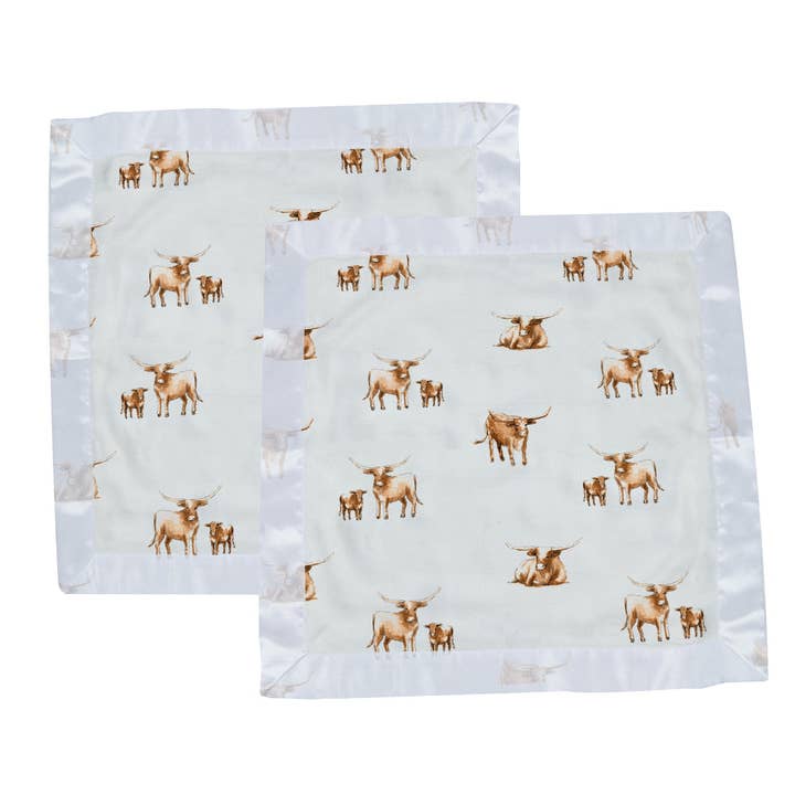 Newcastle Classics - Wholesale Security/Cuddle Blanket - Baby - Longhorn Newcastle Blankie2