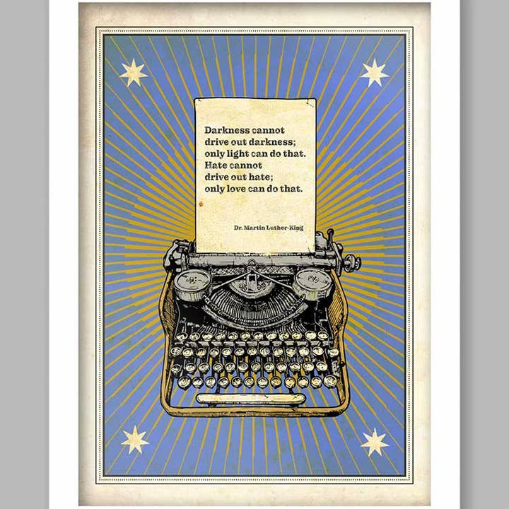 The Northern Line - Wholesale Art Print - Martin Luther King Jr. - Literary Quote Print2