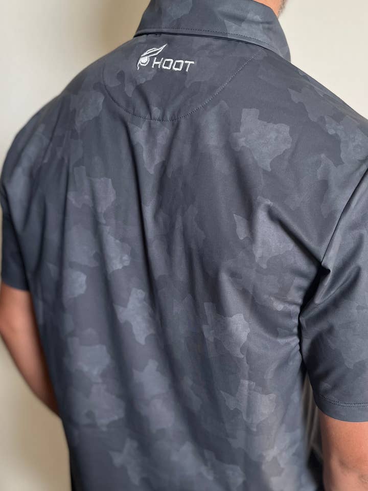 Hoot - Wholesale Polo - Men's - Blackout Performance Polo2