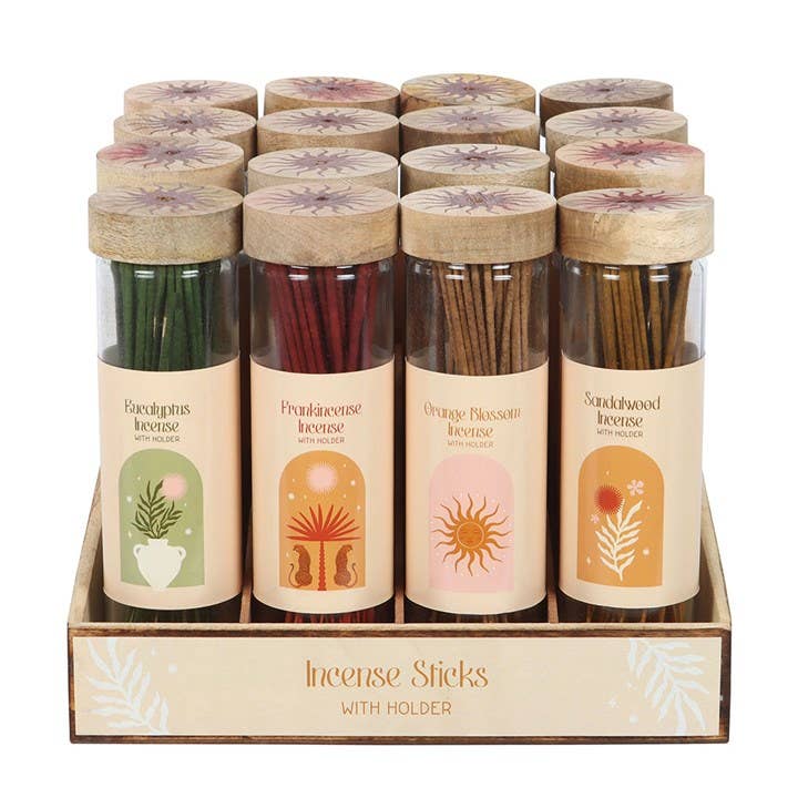Something Different Wholesale - Vente Encens - Ensemble de 16 ensembles de bâtonnets d'encens Golden Hour en présentoir1
