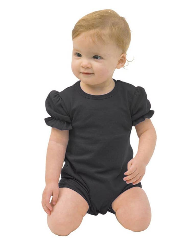 MONAG - Wholesale Bodysuit (Non-Footed) - Baby - Baby Girl Ruffle Romper, Blank baby Frill Rompers8