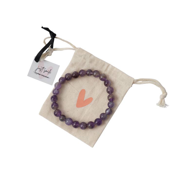 CGB Giftware - Wholesale Beaded bracelet - Just Smile 6 Assorted Crystal Bracelets In Display7