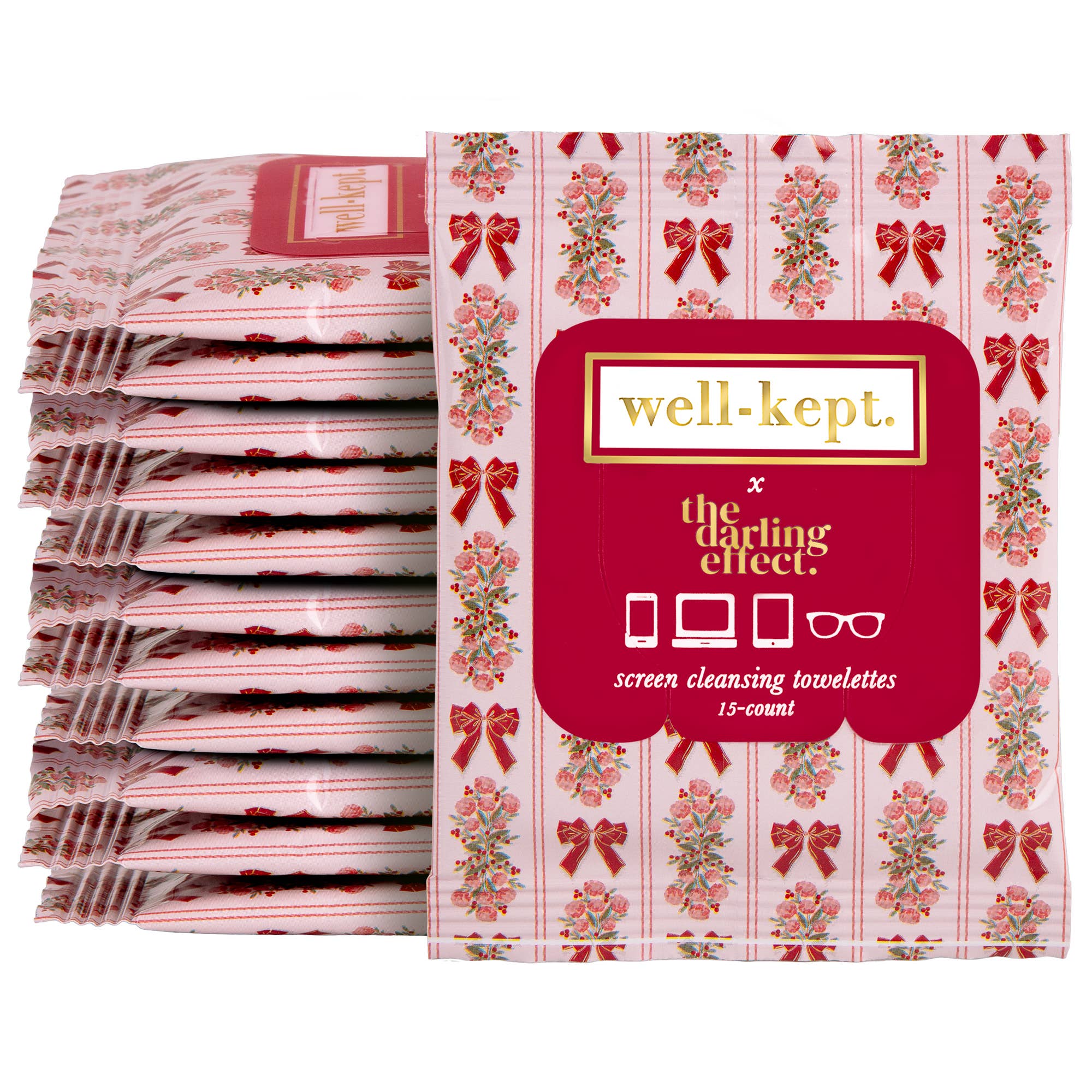 Well-Kept, Screen Wipes - Wholesale Cleaning Cloth - Oh So Fancy Screen Cleansing Towelettes/ Tech Wipes1