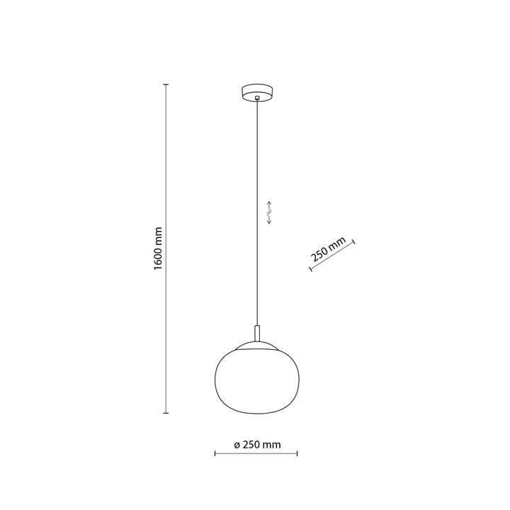 LumoCrafts - Vente Lustre/Suspension - VIBE suspension scandinave en verre blanc5