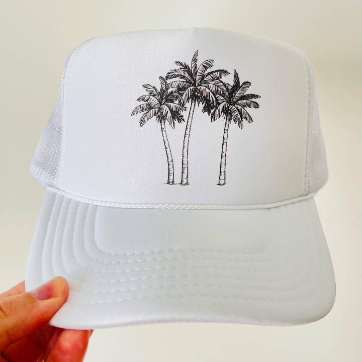 Rad Hat Society - Wholesale Trucker Hat - Unisex - Palm Trees
