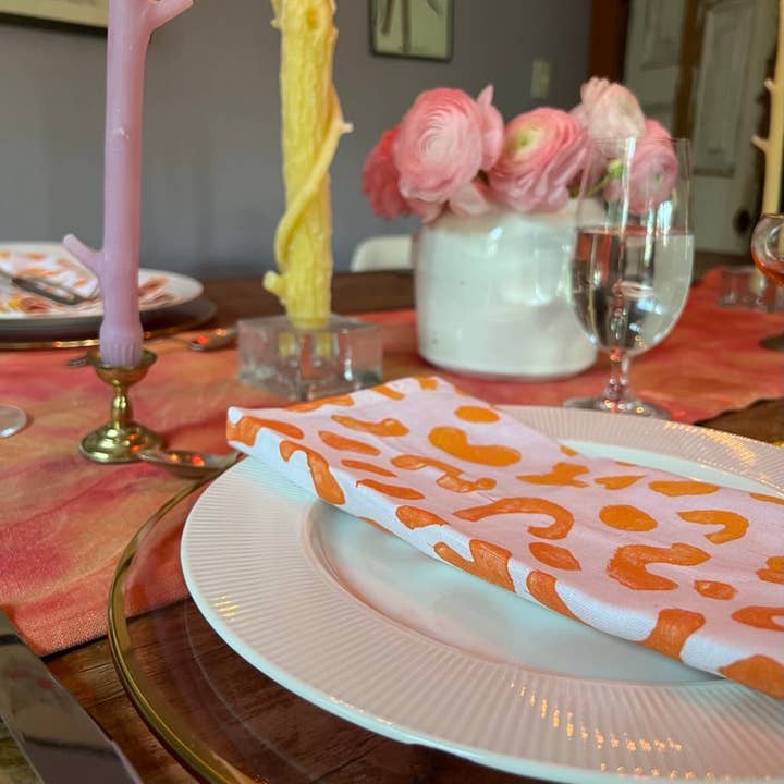 Tulusa – Engroshandel Middags- og stofserviet – På prowl - Cheetah Print Servietter i 6 Farve-måder18