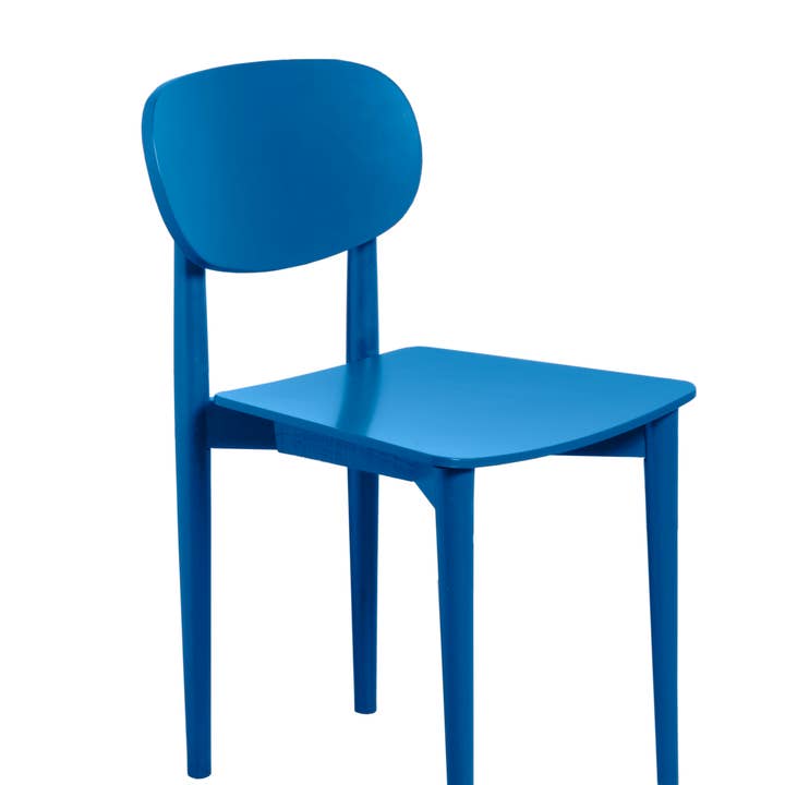 Really Nice Things - Wholesale Chair - Solid beech wood chair Prussian Blue6