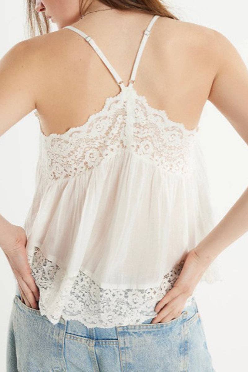 Mccolin - Vendita all'ingrosso Canotta - Donna - Top Canotta con Orlo in Pizzo6