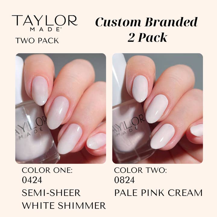 Taylor Made Polish - Vendita all'ingrosso Smalto per unghie - Smalto per unghie personalizzato: confezione da 2 a lunga tenuta + vegano + non tossico187