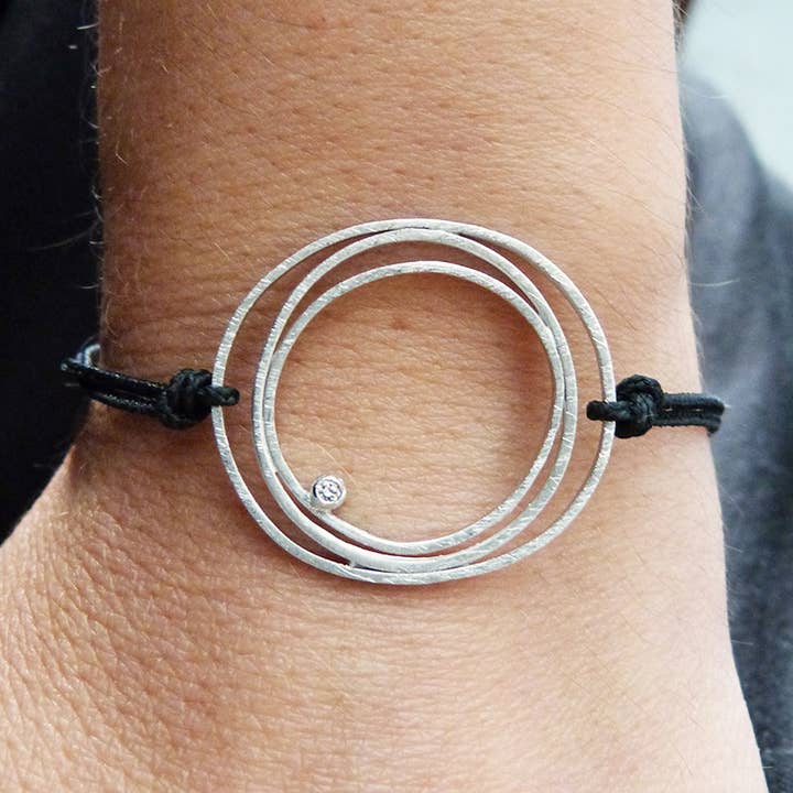 Pulsera Lia Con Diamante Y Cordón Colección Lia (Put477Rdbt) para venta al por mayor de Tass Joies España