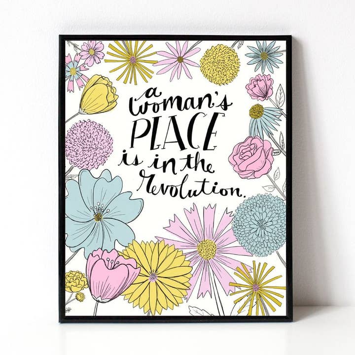 Revolution 8x10 Art Print for wholesale by Katie Vaz Design