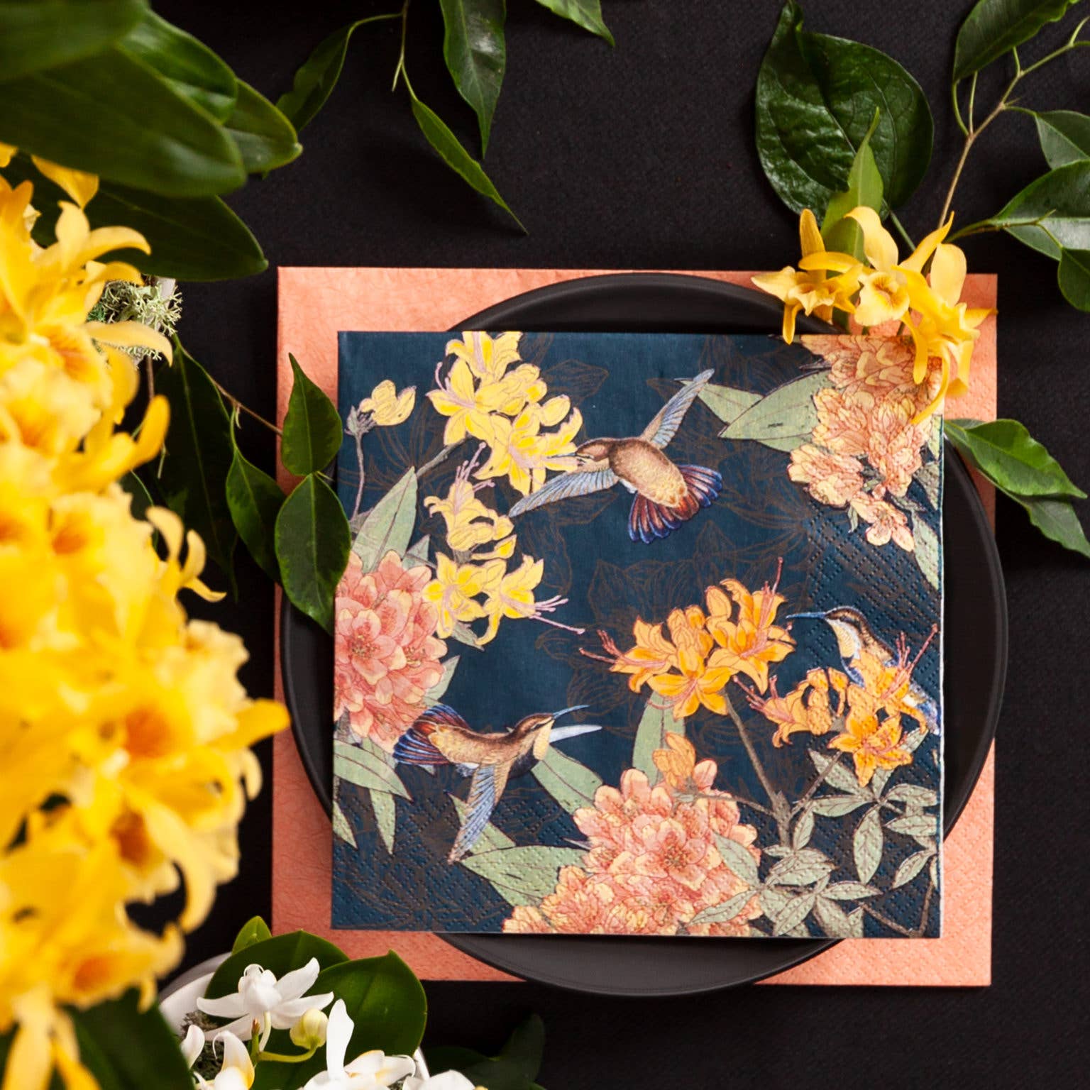 Home Fashion - Carl Dietrich GmbH - Wholesale Dinner & Cloth Napkin - Humming Bird lunch napkins2