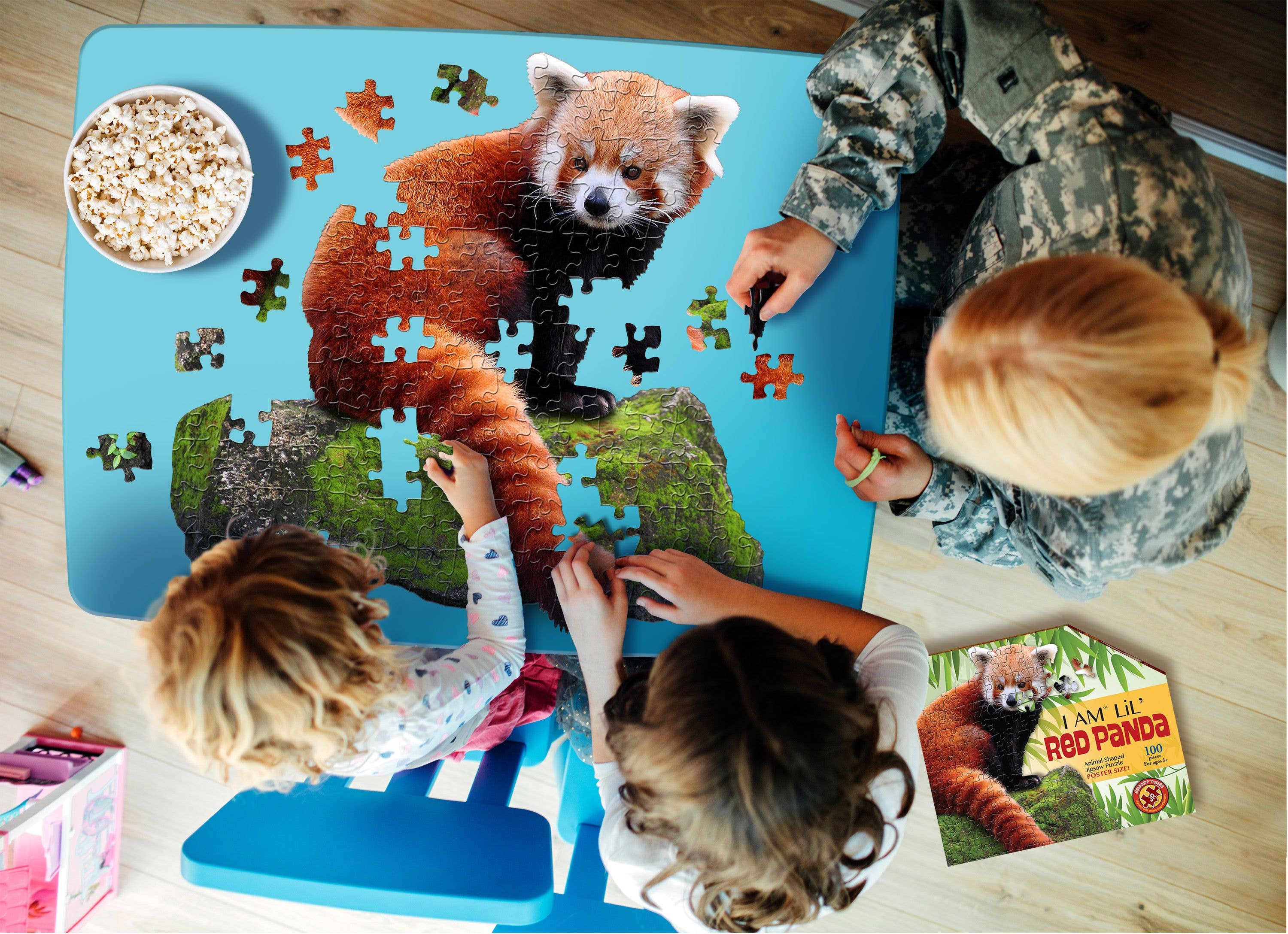 Madd Capp Games & Puzzles - Wholesale Puzzle - Kids - I AM Lil RED PANDA 100 piece jigsaw puzzle - gift4