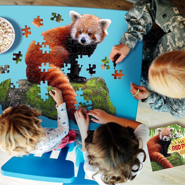 Madd Capp Games & Puzzles - Wholesale Puzzle - Kids - I AM Lil RED PANDA 100 piece jigsaw puzzle - gift4