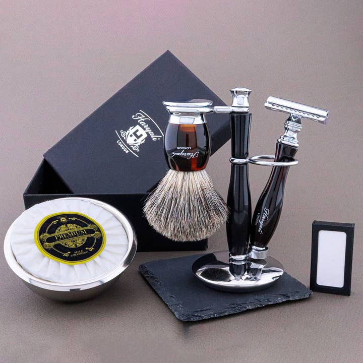 Haryali London – wholesale Shaving set/kit – Men's – Haryali's Thunder Range Shaving Kit5