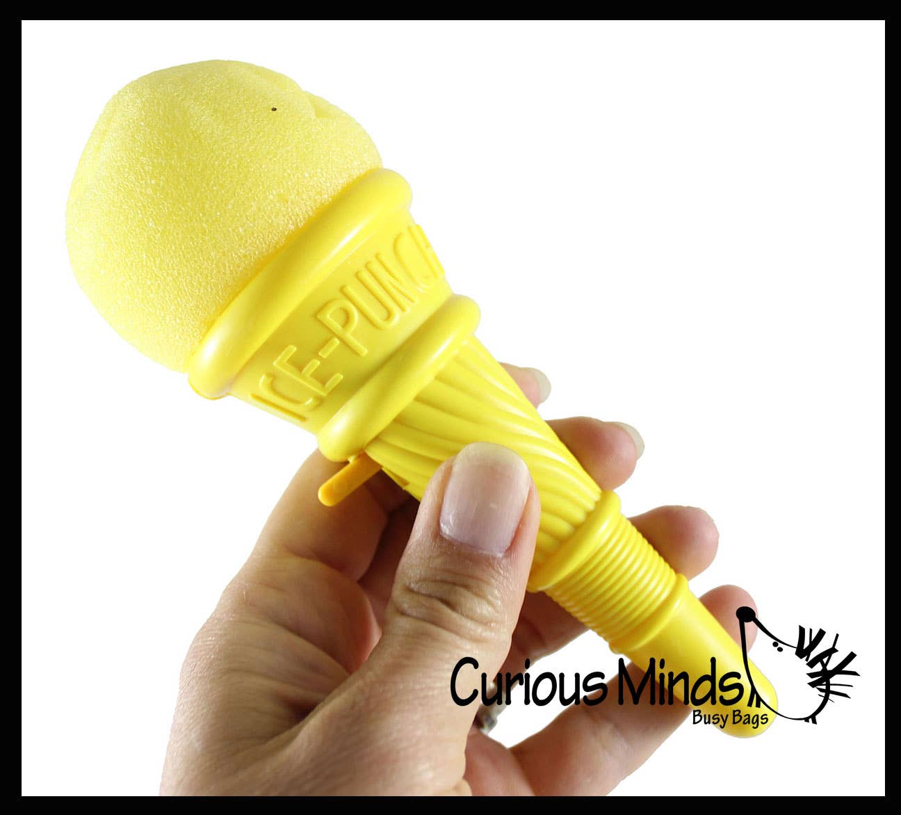 Curious Minds Toys - Wholesale Classic Toy - Kids - 1 Small Ice Cream Cone Shooter Popper Toy - Foam Ball Shoots5