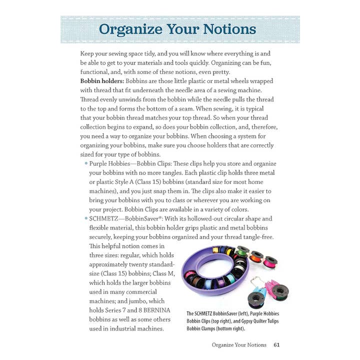 Fox Chapel Publishing - Vente Artisanat, loisirs et bricolage - Guide de poche sur les notions de couture - Guide de référence à emporter5