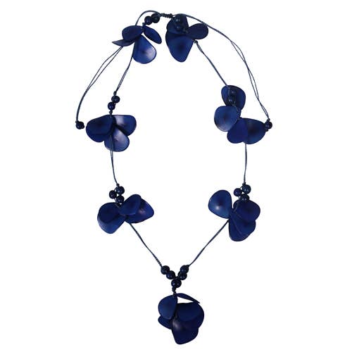 One World Projects – wholesale Beaded/pearl necklace – Tagua Multi-Colored Slice Necklaces1