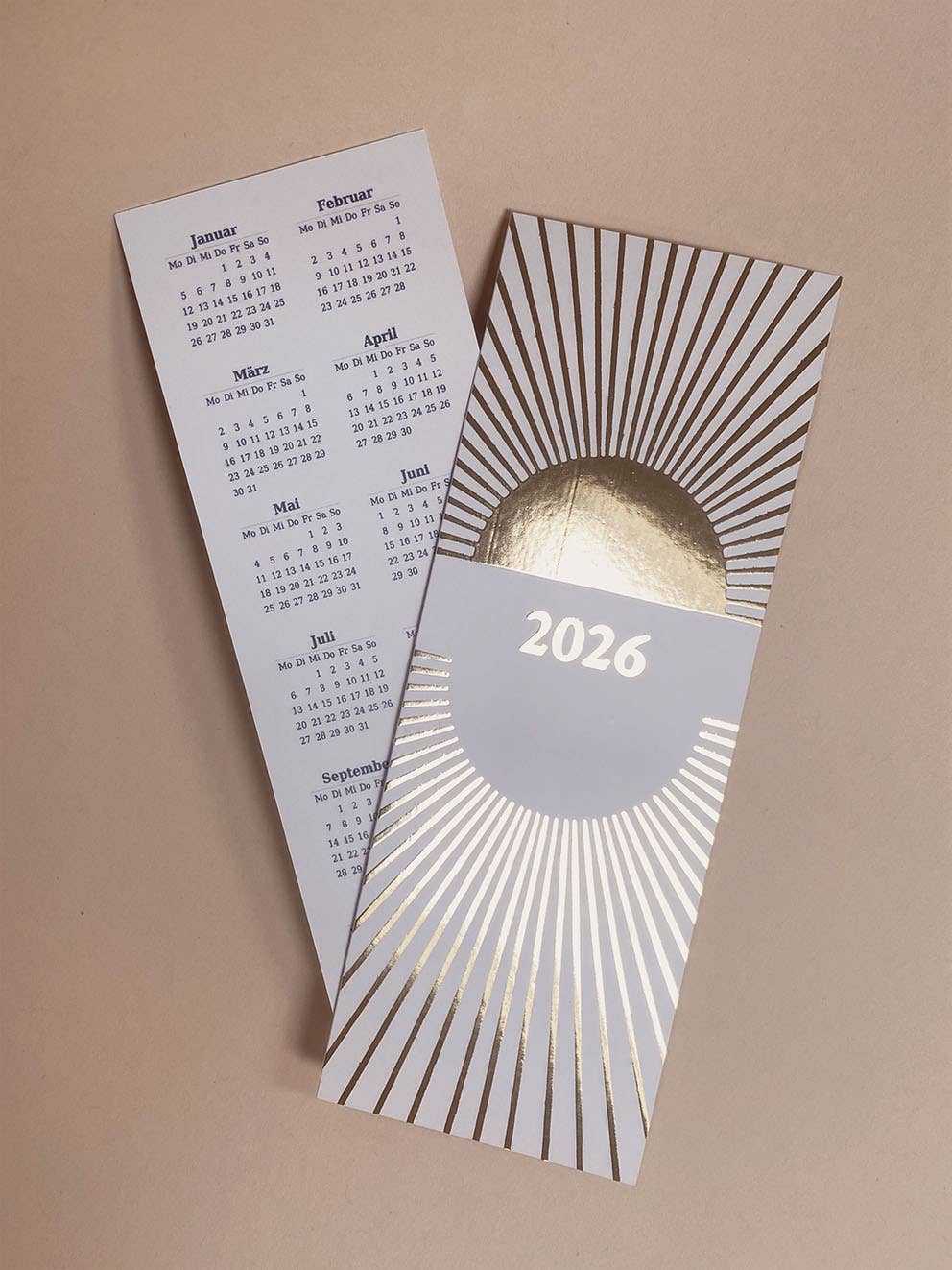 Anna Cosma - Wholesale Planner - STAY GOLD WILD SOUL - TIMELESS PLANNER CALENDAR - BEIGE 20262