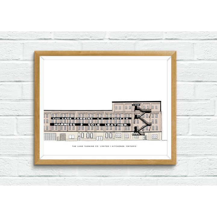 Made By Maggie - Wholesale Art Print - The Lang Tannery Kitchener Waterloo Landmark