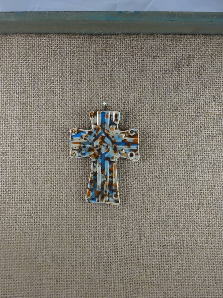 Cross 4in mocha marble for wholesale by Melony Designs