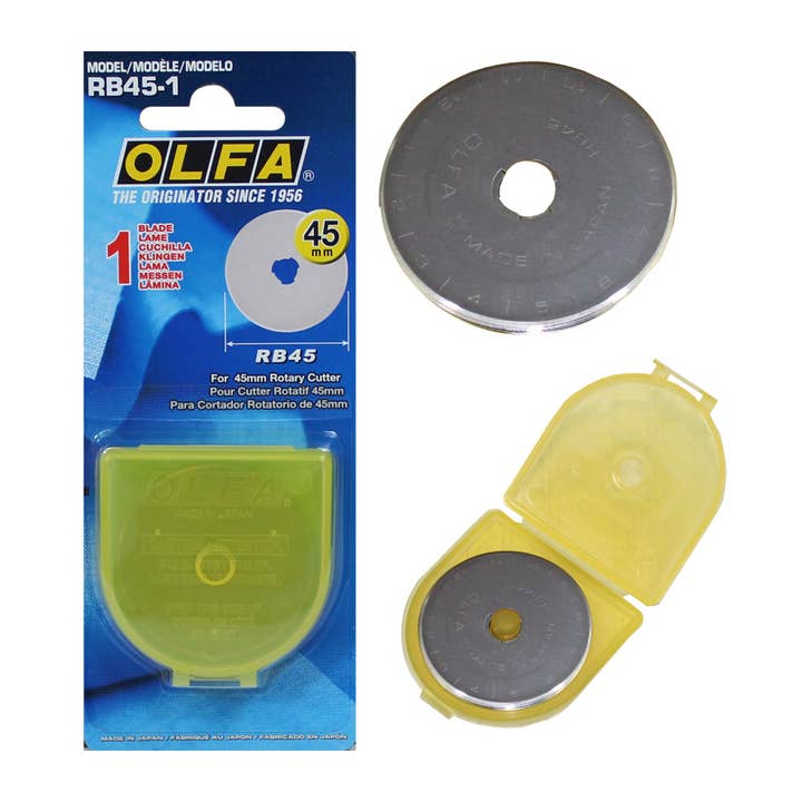 OLFA 45mm Rotary Blades RB45-1 & RB45-10 for wholesale by OLFA