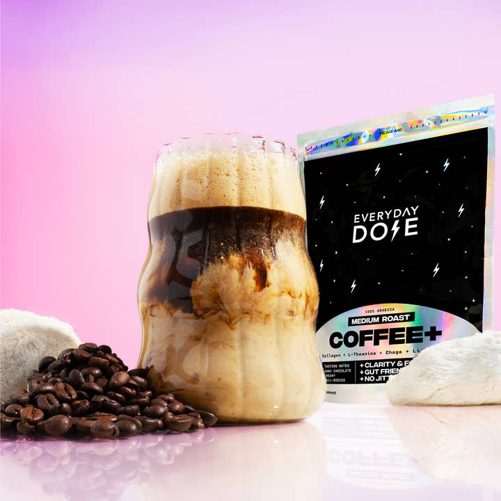 Everyday Dose - Wholesale Instant Coffee/Espresso - Everyday Dose Mushroom Coffee+ Medium Roast: Focus & Energy3