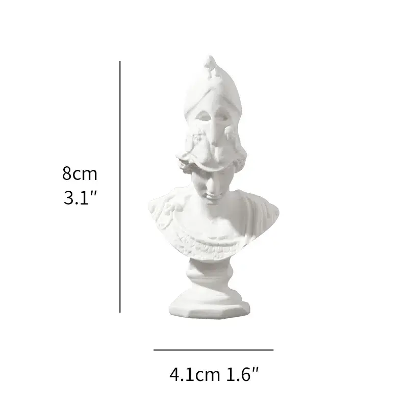 Magnifique Hearts - Wholesale Decorative Figurine - Miniature Greek Busts - Intricately Carved27