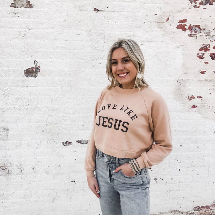 Love Like Jesus Crewneck for wholesale by Design District Co