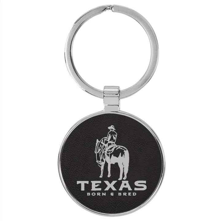 Texas Cowboy Keychain for wholesale by Made in Texas Co.