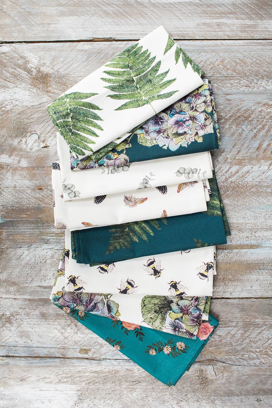 Toasted Crumpet - Wholesale Tea Towel - Hydrangea Pure Tea Towel1