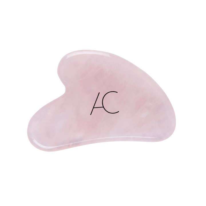 Rose Quartz Gua Sha for wholesale by Amanda Caroline Skincare