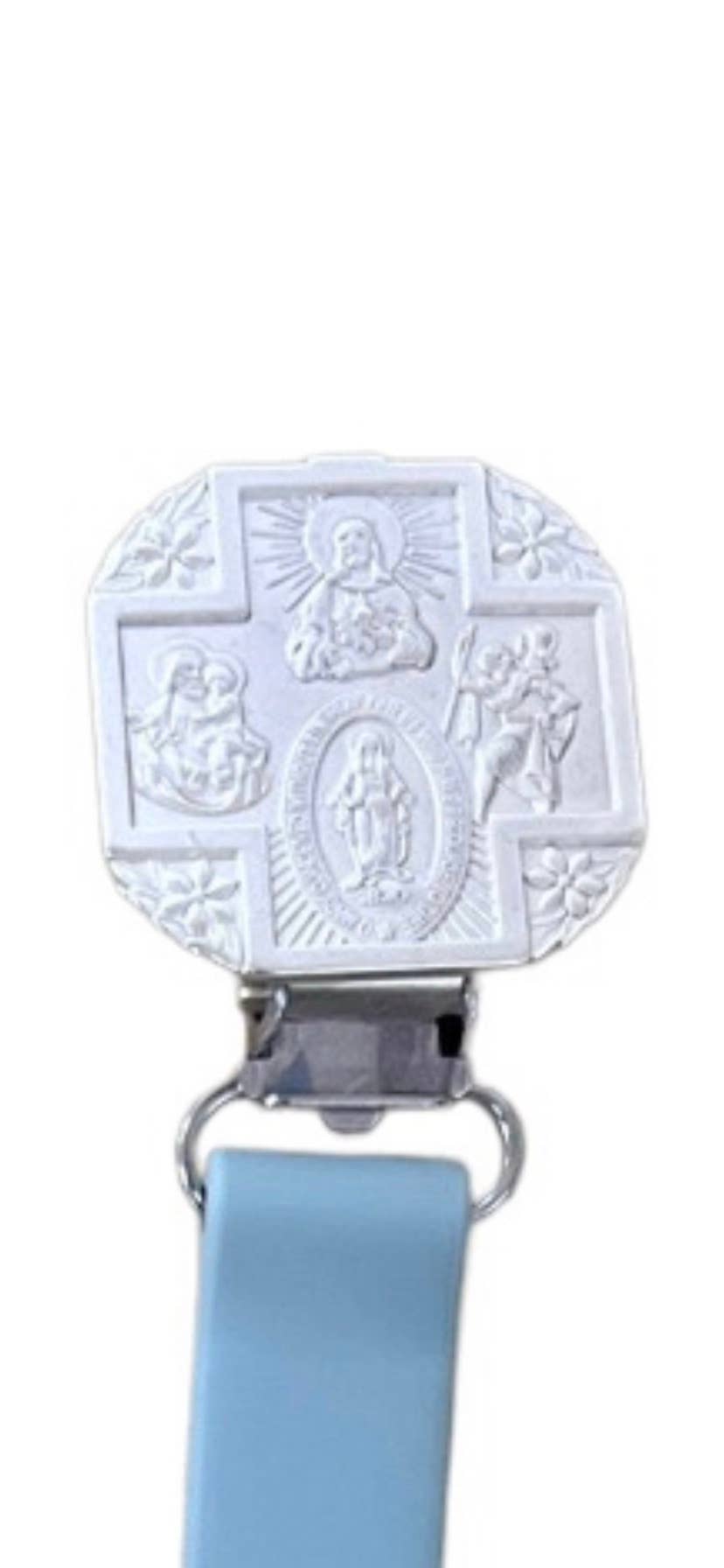 Weisinger Designs - Wholesale Pacifier Clip - Baby - PCCROSS  4WAY CROSS PACIFIER CLIP1