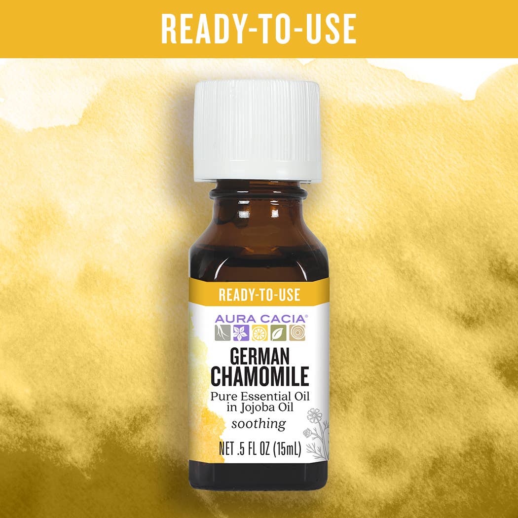 Aura Cacia - Wholesale Essential Oil - Ready To Use German Chamomile Essential Oil In Jojoba Oil0