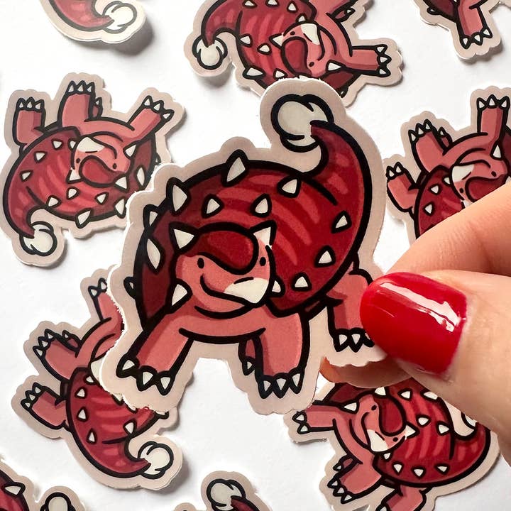 Ankylosaurus Mini Sticker for wholesale by Shop Emily M