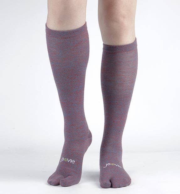 Ja-vie - Vente Chaussettes – femme - Chaussettes de compression à orteil séparé en laine mérinos riche à 76%7
