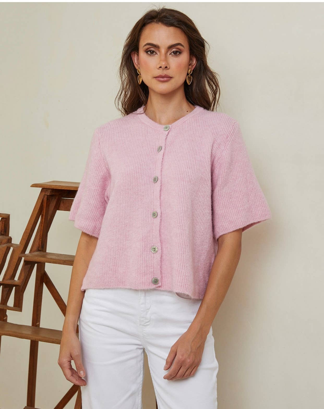 LÉA & LUC – Großhandel Strickjacke – Damen – Damen-Cardiganweste REF. 50755 aus weichem Strick28