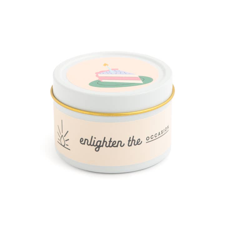 Enlighten the Occasion - Wholesale Cake Candle - Birthday Cake Scented Candle and Matches Set