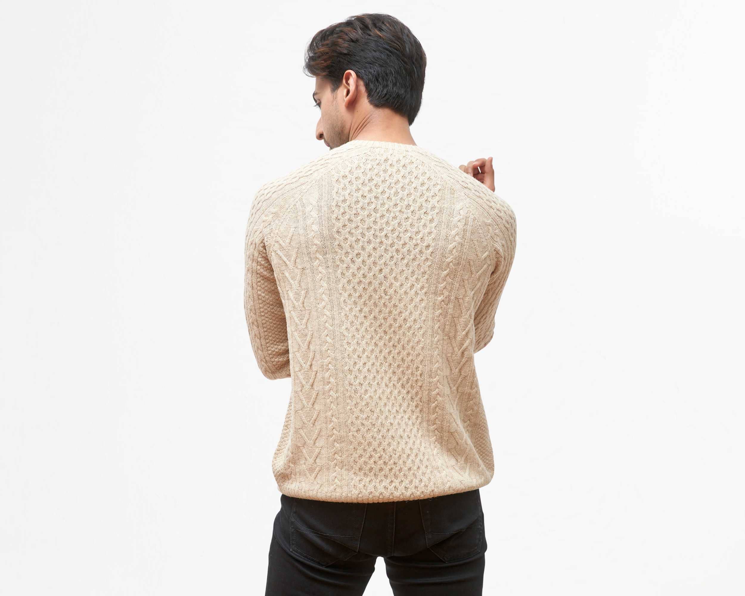 Oliver Charles - Wholesale Knit Sweater - Women's - 100% Yak Wool Cable Knit8